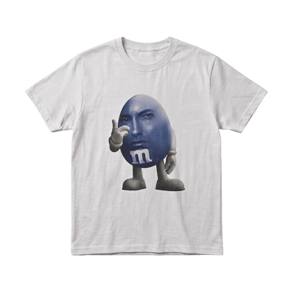 Blue M&M Character Tee
