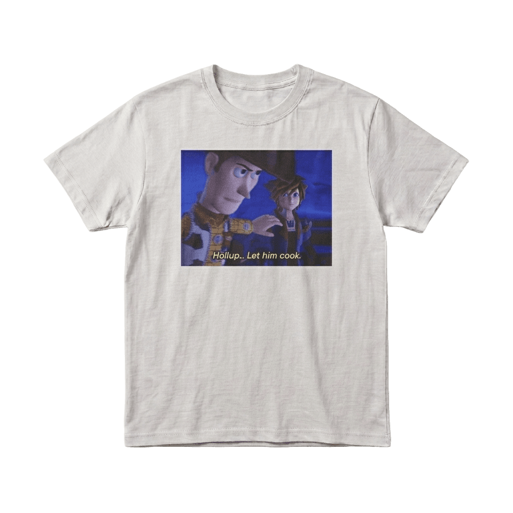 "Let Him Cook" Cowboy & Hero Graphic Tee | Retro Gaming...